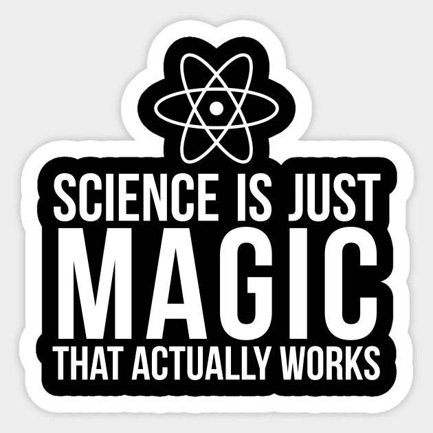 Science is just magic joke Sticker by RedYolk